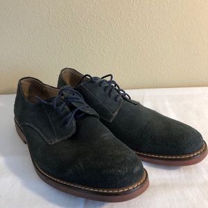 Aston Grey Men’s Blue Suede Shoes